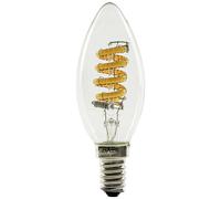 Segula 55300 LED CEE G (A - G) E14 forme de flamme 3.3 W = 21 W ambré (Ø x L) 35 mm x 100 mm 1 pc(s)