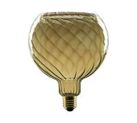 LED Floating Globe 150 Twisted Smokey Grau E27 6W