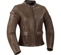 Segura Babylone Veste en cuir de moto dames, brun, taille 40 pour femmes