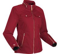 Segura Bahia Veste textile de moto pour femmes, rouge, taille 40