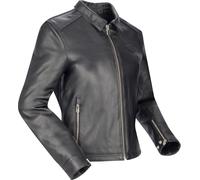 Segura Bogart Blouson en cuir de moto pour femmes, noir, taille 38
