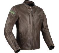 Segura Cobra Veste en cuir de moto, brun, taille M pour homme