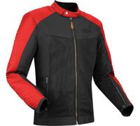 Segura Dikinson Blouson textile de moto, noir-rouge, taille 2XL pour homme
