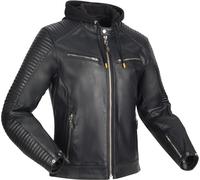 Segura Dorian 2 Blouson de moto en cuir, noir, taille L pour homme