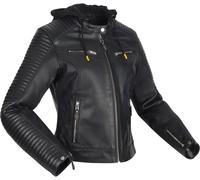 Segura Dorian 2, veste en cuir pour femmes T0 Noir Noir