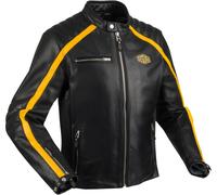 Segura Formula Blouson en cuir de moto, noir-jaune, taille S pour homme