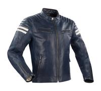 SEGURA Funky Veste en cuir bleu XXL