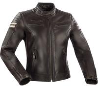 Segura Funky Veste en cuir de moto dames, brun, taille 48 pour femmes