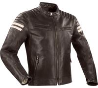 Segura Funky, veste en cuir XXL Marron/Beige Marron/Beige