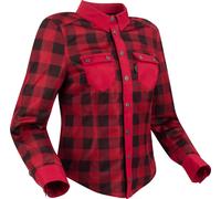 Segura Jovan Chemise de moto pour dames, noir-rouge, taille 42 pour femmes