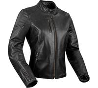 Segura Laxey Veste en cuir de moto dames, noir, taille 46 pour femmes