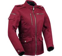 Segura Leyton Veste textile de moto dames, Rouge foncé, Taille 38