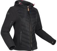 Segura Natcho 2 Veste textile de moto pour femmes, noir-rouge, taille 46
