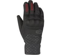 Segura Natcho gants de moto pour dames d’hiver imperméables, noir/rouge, Taille 8 (XL)