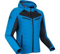 Segura Natcho Vented Softshell Mesh Blouson textile de moto, bleu/orange, Taille L