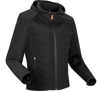 Segura Natcho Vented Softshell Mesh Blouson textile de moto, noir/gris, Taille XXL