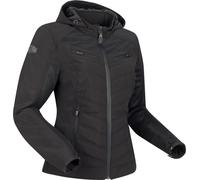 Segura Natcho Vented Softshell Mesh Veste textile de moto pour femmes, noir/gris, Taille 42