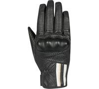 Segura Romeo Gants de moto perforés pour femmes, Noir/Blanc, Taille S