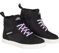 Segura Santana Bottes de moto pour dames, noir/violet, Taille 40
