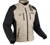 Segura Scorpio Blouson textile de moto, noir-beige, taille 3XL pour homme