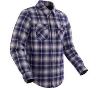 Segura Sierra Chemise de moto, blanc-bleu, taille L pour homme