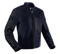 SEGURA Track Veste en cuir noir S