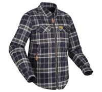 Segura Traffic Chemise de moto, bleu foncé/blanc, Taille XXL