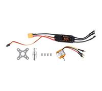 Segutage Kit de Moteur d'avion RC Hélicoptère, Moteur Avion Brushless ESC 40A XT60 Servo, Kit Motorisation 2211 1400KV