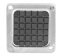 Segutage Lame de Découpeuse Manuelle de Acier Inoxydable, Assemblage de Lames et Bloc Poussoir, Lame de Rechange pour Coupe Frites pour Concombre Aubergine Carotte (12mm)