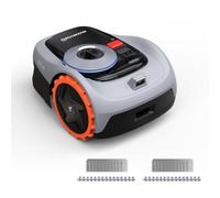 Segway Navimow i105E Robot Tondeuse avec 2 Kits Lames de Rechange Plus | RTK+Vision Tondeuse Robot Gazon, IA cartographie Automatique, Limite virtuelle, Gestion multizone