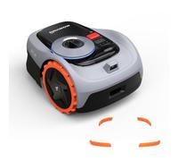 Segway Navimow i105E Robot Tondeuse avec Bandes de Protection | RTK+Vision Tondeuse Robot Gazon, IA cartographie Automatique, Limite virtuelle, Gestion multizone