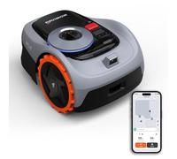 Segway Navimow i105E Robot Tondeuse sans Fil périphérique, Recommandé 500 m², Max. 600 m², RTK+Vision Tondeuse Robot Gazon, IA cartographie Automatique, Limite virtuelle, Gestion multizone