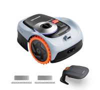 Segway Navimow i205 AWD Robot Tondeuse Kit avec Garage S + 2 Kits de Lames, Transmission intégrale pour pentes à 45%, EFLS NRTK + Vision, Aucune antenne RTK requise (expédié séparément)