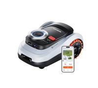 Segway Navimow i220 LiDAR Robot Tondeuse sans Fil périphérique, Roues Tout-Terrain pour pentes de 45%, Double système LiDAR + Vision, Cartographie Automatique, sans antenne, Jardin de 2000 m²