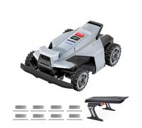 Segway Navimow X420 Robot Tondeuse avec Garage X + 8 Kits de Lames, 4 Roues motrices pour pentes à 84%, Rayon de braquage zéro pour Un Travail sans dommage, MowMentum 2×180 W (expédié séparément)