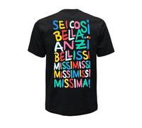 SEGY8876S Alfa Singer Beautiful Indeed Beautiful Italian Music Concert t-Shirt Black M