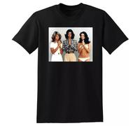 SEGY8876S Charlies Angels T Shirt TV Show 1975 Season 1 2 3 4 5 Black M