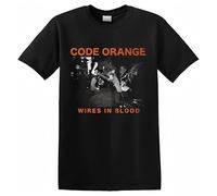 SEGY8876S Code Orange - 'Wires in Blood' T-Shirt Black M