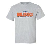 SEGY8876S McKinney North High School North BIG Bulldogs T-Shirt Grey S
