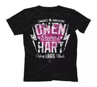 SEGY8876S Owen Hart - Owen Hart - Canada's Superstar T-Shirt Black XL