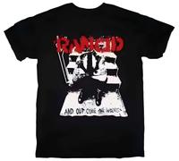 SEGY8876S Rancid and Out Come The Wolves T-Shirt Black 3XL