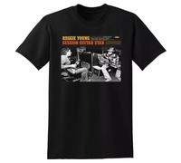 SEGY8876S Reggie Young T Shirt Session Guitar Star Vinyl CD Cover Black XL
