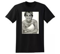 SEGY8876S Remembering Princess Diana T Shirt Black L