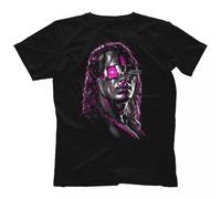 SEGY8876S The Hitman Hart - Bret Hart Terminator T-Shirt Black XL