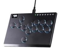 Sehawei Arcade Fight Stick,13 Keys Aluminum Alloy Game Keyboard,Street Fight keypad with Turbo Functions & Custom RGB pour PS4/Switch/PC/PS3/Steam (M13 Black)