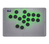 Sehawei Haute42 Arcade Stick V16 Contrôleur d'arcade 16 touches pour PC/PS3/PS4/Switch/Steam, bâton de combat pour jeux de combat avec fonctions RVB et Turbo personnalisées et échange à chaud
