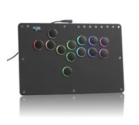 Sehawei T13 Arcade Fight Stick Game Keyboard pour PS4/Switch/PC/PS3 (Black)