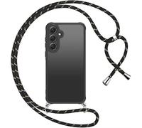SEHEYA Coque Mat Cordon pour Samsung Galaxy A54 5G Étui Bandoulière Collier Réglable Housse Translucide Arrière Doux TPU Dure PC Sangle Lanière Case