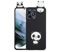 SEHEYA Coque Panda pour Realme C53 Etui en Silicone TPU Souple Mignon Motif Anime Housse de téléphone Antichoc Doux Protection Case