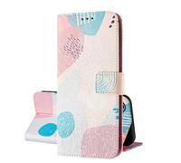 SEHEYA Coque Rabat Compatible avec Xiaomi Redmi 14C 4G / Poco C75 4G Etui Portefeuille en Cuir PU à Motifs Housse de Protection Magnétique Folio Case, Rose Vert